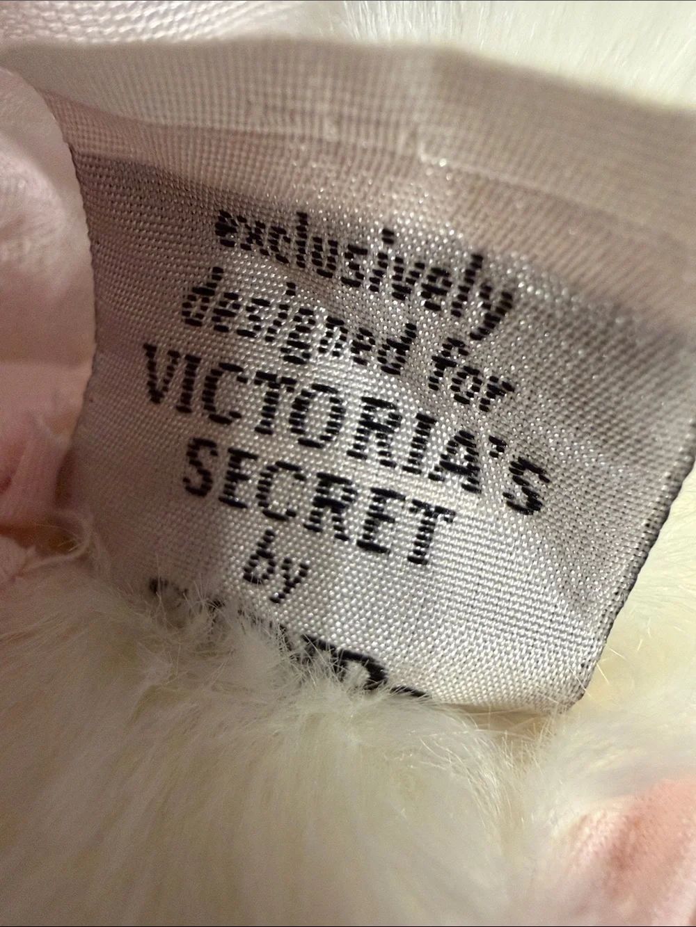 Victoria's Secret Pink Plush Ballerina Bear with Satin Shoes